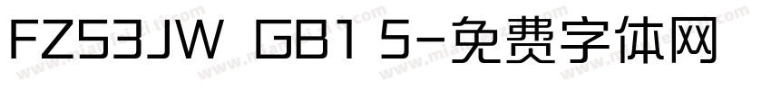 FZS3JW  GB1 5字体转换